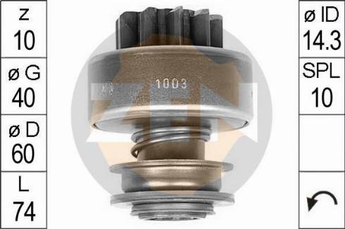 Messmer ZN1003 - Pinion, başlanğıc furqanavto.az