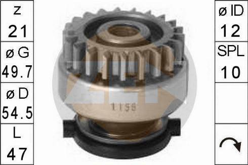 Messmer ZN1156 - Pinion, başlanğıc furqanavto.az