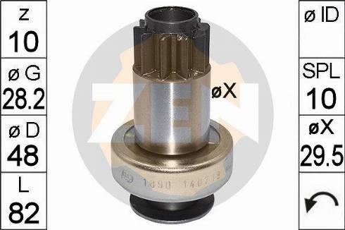 Messmer ZN1890 - Pinion, başlanğıc furqanavto.az