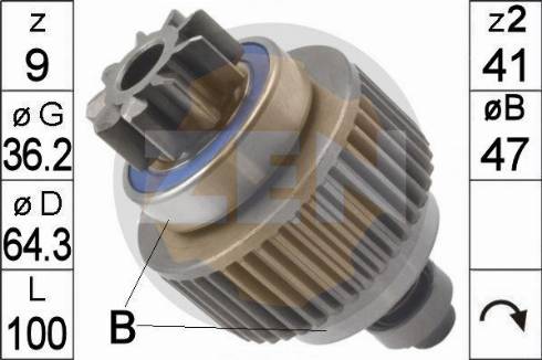 Messmer ZN1858 - Pinion, başlanğıc furqanavto.az