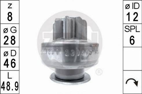 Messmer ZN1800 - Pinion, başlanğıc furqanavto.az