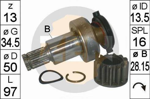 Messmer ZN1826 - Pinion, başlanğıc furqanavto.az