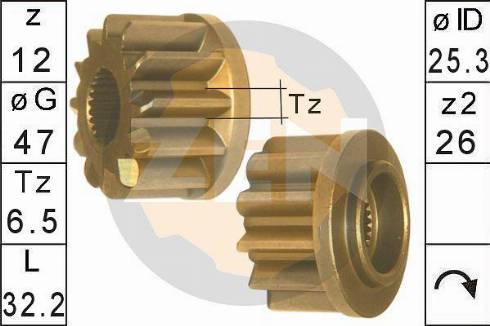 Messmer ZN12972 - Pinion, başlanğıc furqanavto.az