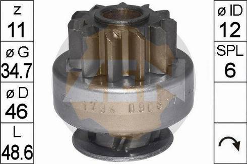 Messmer ZN1794 - Pinion, başlanğıc furqanavto.az