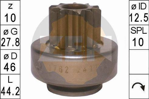 Messmer ZN1762 - Pinion, başlanğıc furqanavto.az