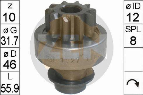 Messmer ZN1727 - Pinion, başlanğıc furqanavto.az