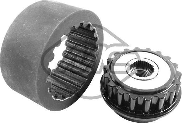 Metalcaucho 58627 - Kasnak, alternator, sərbəst dönərli mufta furqanavto.az