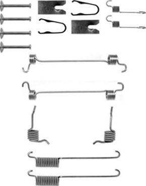 Metelli 9080 - Aksesuar dəsti, əyləc başlıqları furqanavto.az