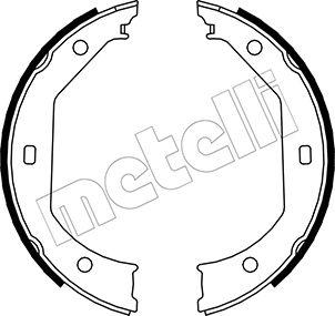 Metelli 53-0017 - Əyləc başlığı dəsti, dayanacaq əyləci furqanavto.az