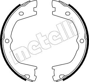 Metelli 53-0086 - Əyləc başlığı dəsti, dayanacaq əyləci furqanavto.az