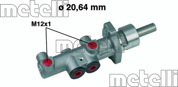 Metelli 05-0404 - Əyləc Baş Silindr furqanavto.az