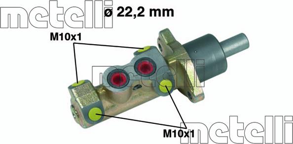 Metelli 05-0326 - Əyləc Baş Silindr furqanavto.az