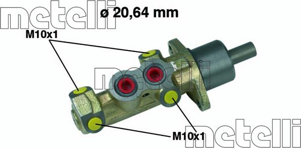 Metelli 05-0232 - Əyləc Baş Silindr furqanavto.az