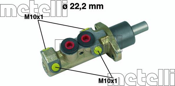 Metelli 05-0228 - Əyləc Baş Silindr furqanavto.az