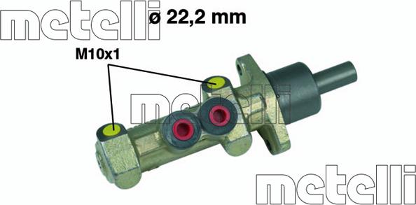 Metelli 05-0227 - Əyləc Baş Silindr furqanavto.az