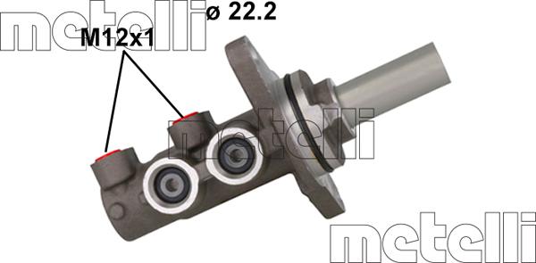 Metelli 05-1164 - Əyləc Baş Silindr furqanavto.az