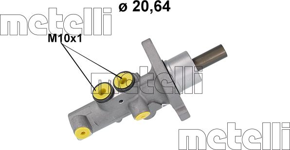 Metelli 05-1173 - Əyləc Baş Silindr furqanavto.az