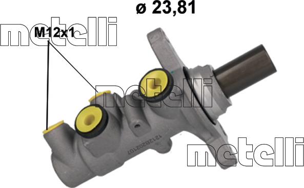 Metelli 05-1212 - Əyləc Baş Silindr furqanavto.az