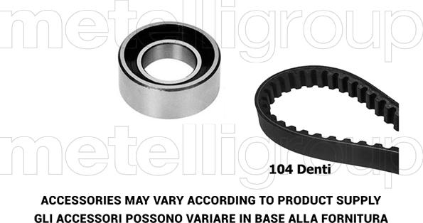 Metelli 29-0059 - Vaxt kəməri dəsti furqanavto.az