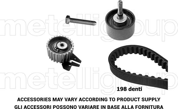 Metelli 29-0056 - Vaxt kəməri dəsti furqanavto.az