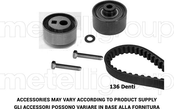 Metelli 29-0069 - Vaxt kəməri dəsti furqanavto.az