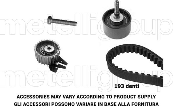 Metelli 29-0145 - Vaxt kəməri dəsti furqanavto.az