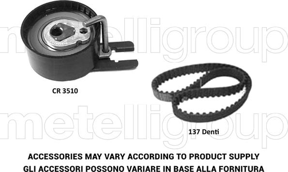 Metelli 29-0112 - Vaxt kəməri dəsti furqanavto.az