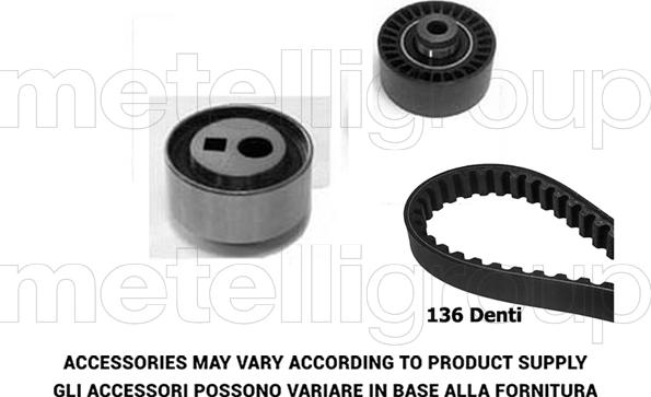 Metelli 29-0364 - Vaxt kəməri dəsti furqanavto.az