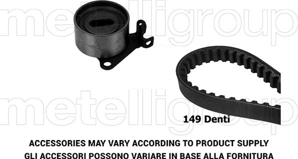 Metelli 29-0268 - Vaxt kəməri dəsti furqanavto.az