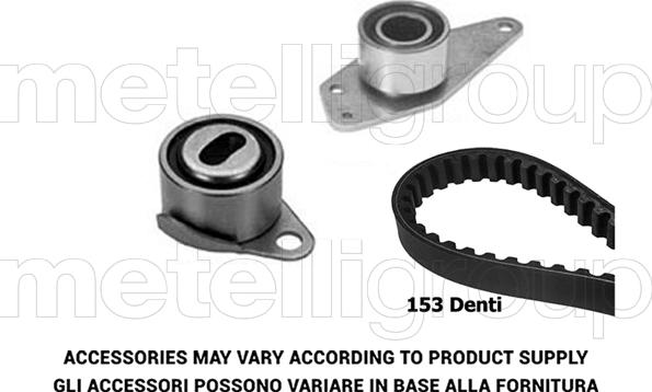 Metelli 29-0219 - Vaxt kəməri dəsti furqanavto.az