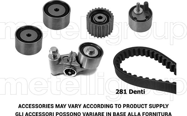 Metelli 29-0279 - Vaxt kəməri dəsti furqanavto.az