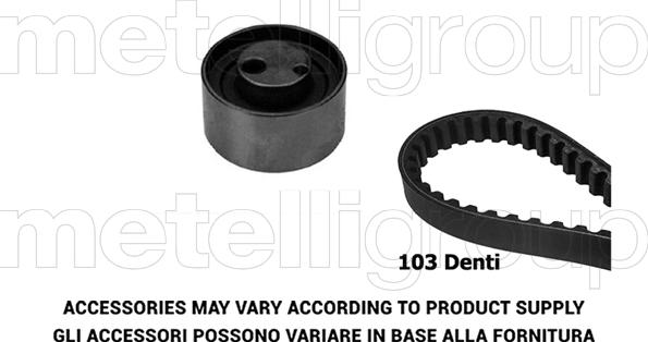 Metelli 29-0278 - Vaxt kəməri dəsti furqanavto.az