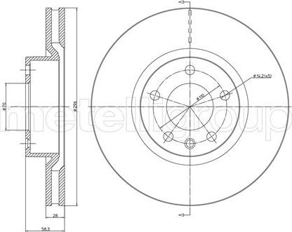 Metelli 23-0441 - Əyləc Diski furqanavto.az