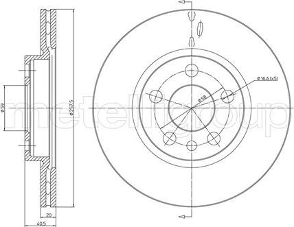 Metelli 23-0402 - Əyləc Diski furqanavto.az