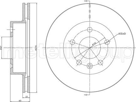 Metelli 23-0416 - Əyləc Diski furqanavto.az