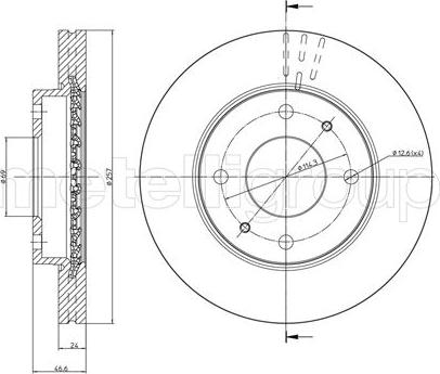 Metelli 23-0591 - Əyləc Diski furqanavto.az