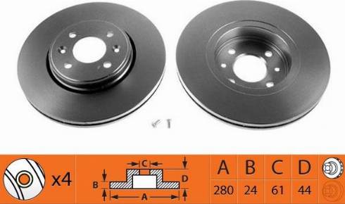 Metelli 23-0517 - Əyləc Diski furqanavto.az