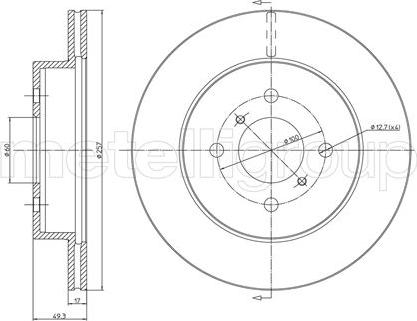 Metelli 23-0586 - Əyləc Diski furqanavto.az