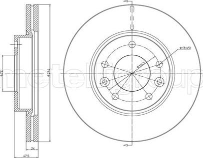 Metelli 23-0694 - Əyləc Diski furqanavto.az