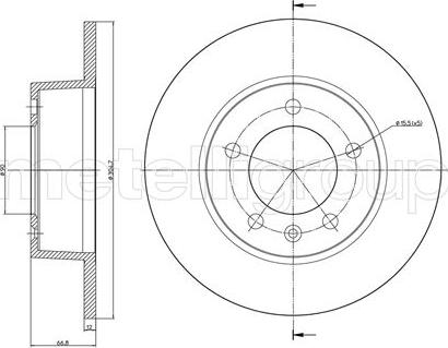 Metelli 23-0690 - Əyləc Diski furqanavto.az