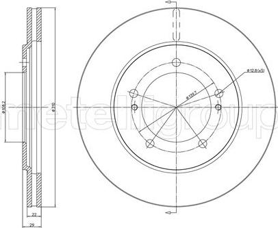 Metelli 23-0697 - Əyləc Diski furqanavto.az