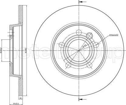 Metelli 23-0657 - Əyləc Diski furqanavto.az