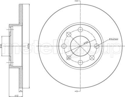 Metelli 23-0627 - Əyləc Diski furqanavto.az