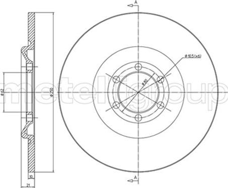 Metelli 23-0009 - Əyləc Diski furqanavto.az