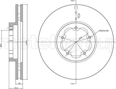 Metelli 23-0899 - Əyləc Diski furqanavto.az