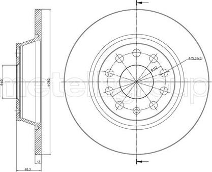 BENDIX 521515 - Əyləc Diski furqanavto.az