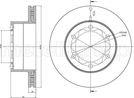 Metelli 23-0880 - Əyləc Diski furqanavto.az