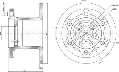 Metelli 23-0342 - Əyləc Diski furqanavto.az