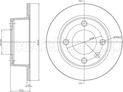 Metelli 23-0319 - Əyləc Diski furqanavto.az