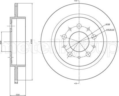 Metelli 23-0311 - Əyləc Diski furqanavto.az